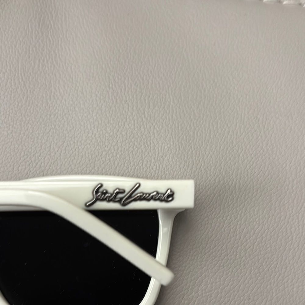 Saint Laurent White Sunglasses - Picture 3 of 7
